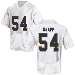 Men's Under Armour Anthonie Knapp Notre Dame Fighting Irish Game White Football College Jersey