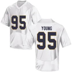 Men's Under Armour Bryce Young Notre Dame Fighting Irish Replica White Football College Jersey