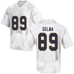 Men's Under Armour Charlie Selna Notre Dame Fighting Irish Replica White Football College Jersey