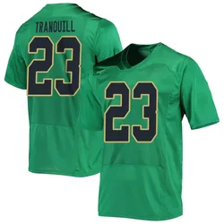 Men's Under Armour Drue Tranquill Notre Dame Fighting Irish Replica Green Football Jersey