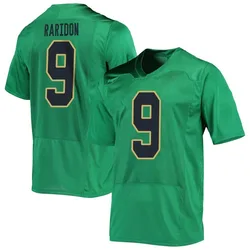 Men's Under Armour Eli Raridon Notre Dame Fighting Irish Replica Green Football Jersey