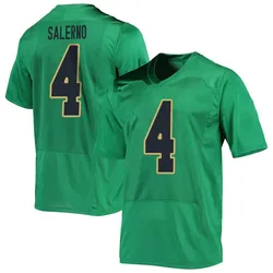 Men's Under Armour Matt Salerno Notre Dame Fighting Irish Replica Green Football Jersey