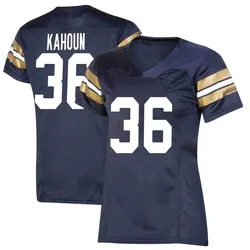 Women's Under Armour Bodie Kahoun Notre Dame Fighting Irish Premier Navy Replica 2021 Shamrock Series Football Jersey