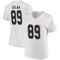 Women's Under Armour Charlie Selna Notre Dame Fighting Irish Replica White Football College Jersey