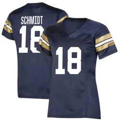 Women's Under Armour Erik Schmidt Notre Dame Fighting Irish Premier Navy Replica 2021 Shamrock Series Football Jersey