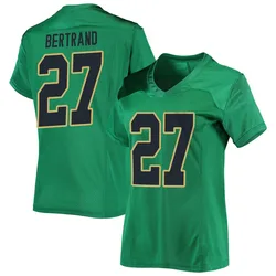 Women's Under Armour JD Bertrand Notre Dame Fighting Irish Replica Green Football Jersey