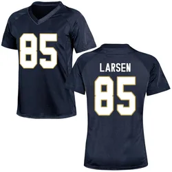 Women's Under Armour Jack Larsen Notre Dame Fighting Irish Replica Navy Blue Football College Jersey
