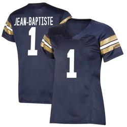 Women's Under Armour Javontae Jean-Baptiste Notre Dame Fighting Irish Premier Navy Replica 2021 Shamrock Series Football Jersey