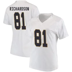 Women's Under Armour Scrap Richardson Notre Dame Fighting Irish Replica White Football College Jersey