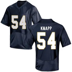Youth Under Armour Anthonie Knapp Notre Dame Fighting Irish Replica Navy Blue Football College Jersey
