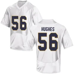 Youth Under Armour Elijah Hughes Notre Dame Fighting Irish Replica White Football College Jersey