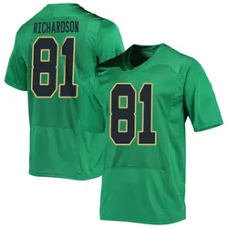 Youth Under Armour Scrap Richardson Notre Dame Fighting Irish Replica Green Football Jersey